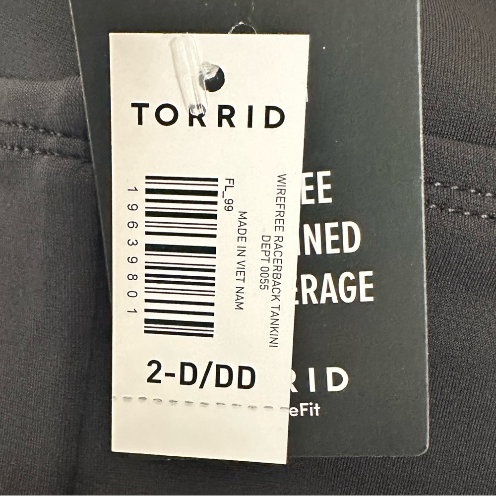 Torrid Wire-Free Racerback Tankini - Picture 8 of 10